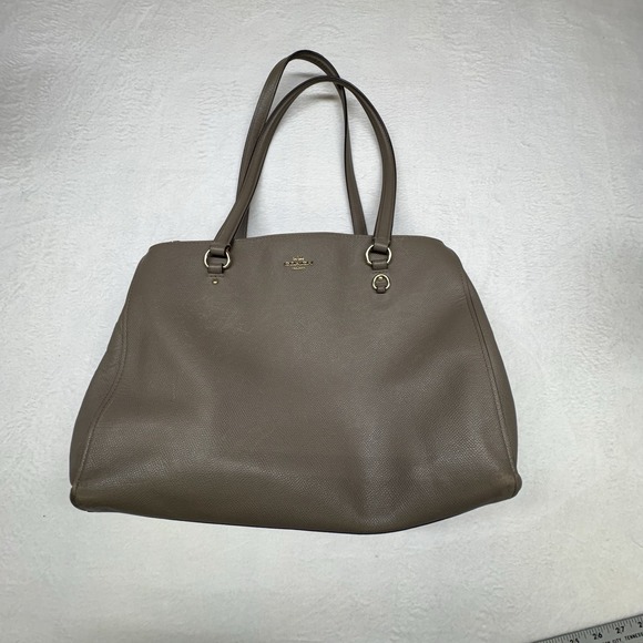 Coach Stanton Carryall, Grey Birch, Missing Shoulder Strap For Crossbody - Picture 2 of 14